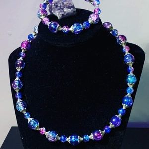 Rin's Unique Boutique - Handmade - Pink - Blue - Purple - Bisexual Pride Set